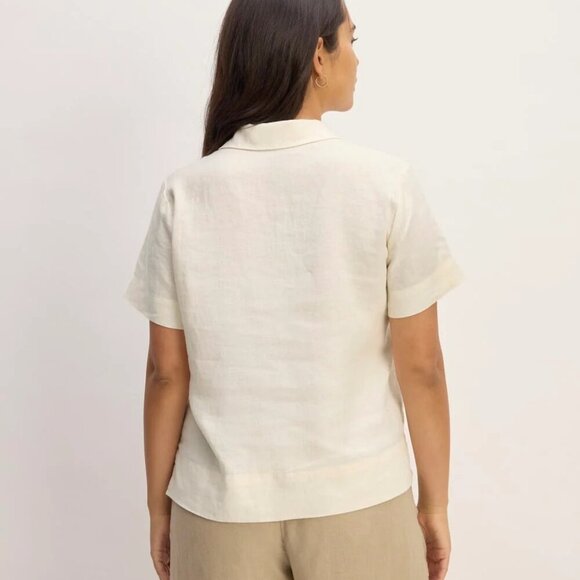 NWT Everlane The Notch Linen Button Down Shirt S - Picture 2 of 14
